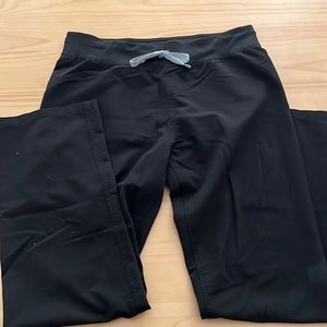 Figs Livingston basic scrub pants medium black